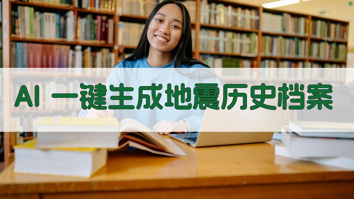 AI一键生成地震历史档案